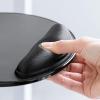 マウステーブル 360度回転 クランプ式 硬質プラスチック製 ブラック リストレスト ジェル