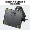 モニターアーム 耐荷重2～10kg ガス圧 スタンドタイプ 置き型 ブラック