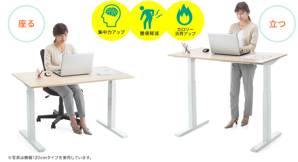 集中力アップ 腰痛軽減 カロリー消費アップ