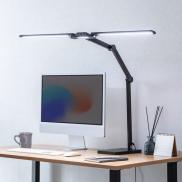 LEDデスクライト 多関節アーム 1650ルーメン 5段階調光 5段階調色 スタンドライト