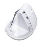 推し活マウス ワイヤレスエルゴマウス Bluetooth 2.4GHzワイヤレス 超高速充電 5ボタン ホワイト