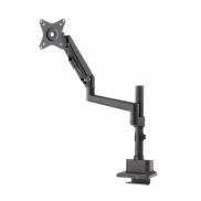 モニターアーム ガススプリング 薄型クランプ  耐荷重1から9kg  32インチまで対応 ブラック