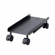 CPUスタンド デスクトップ用 耐荷重50kg スチール製 ゲーミングPC パソコンラック パソコンスタンド キャスター付き ほこり対策 幅・奥行き無段階調整