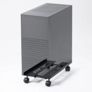 デスクトップPCスタンド キャスター付き スチール製 耐荷重50kg