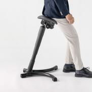 エルゴノミクス ハイスツール ガス圧高さ調整 座面角度調整