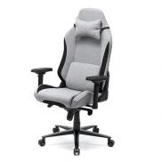 ゲーミングチェア 布張り 高耐荷重150kg 4Dアームレスト フロントロッキング 180°リクライニング グレー
