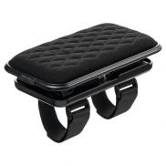 肘置き アームレスト 高さ調節可能 低反発クッション 疲労軽減 取付簡単 面ファスナー取付 椅子 ブラック