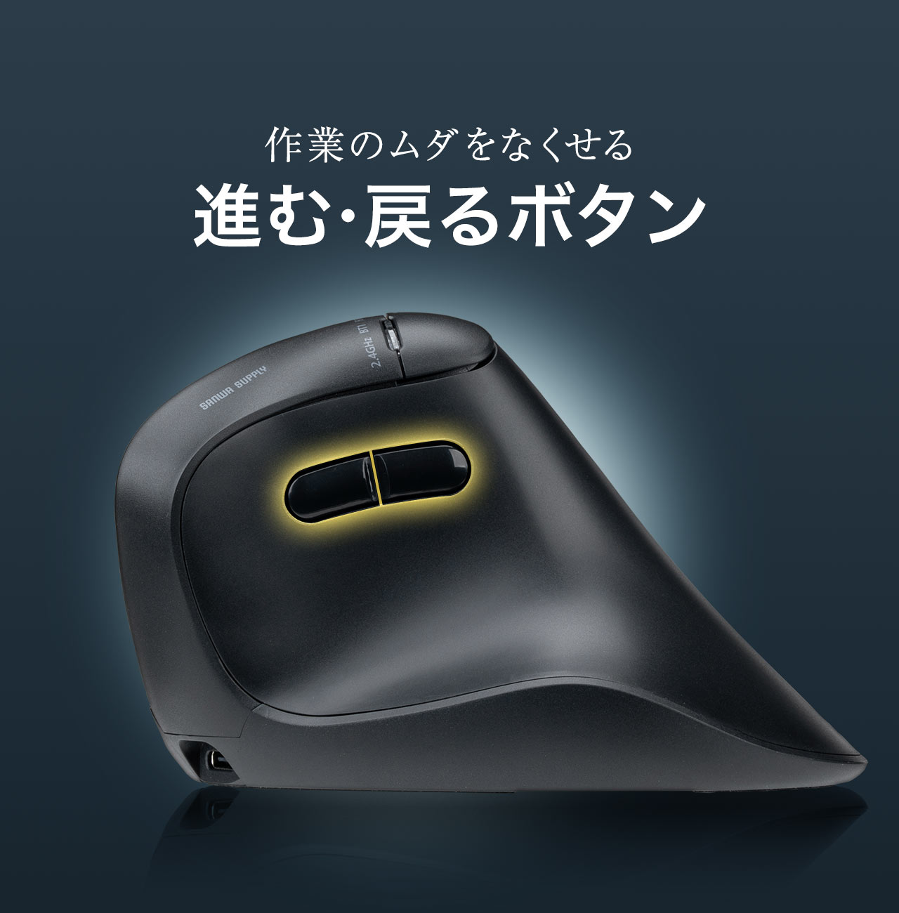 Macにも対応の進む・戻るボタン。