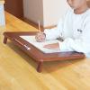 【アウトレット】学習台 ライティングボード ノートパソコンスタンド 木製 姿勢矯正 子供 学習補助 ペントレー付き