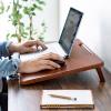 【アウトレット】学習台 ライティングボード ノートパソコンスタンド 木製 姿勢矯正 子供 学習補助 ペントレー付き