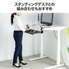 【アウトレット】キーボードスライダー クランプ固定式 キーボード マウス収納高さ変更可能 幅70cm