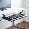 【アウトレット】キーボードスライダー クランプ固定式 キーボード マウス収納高さ変更可能 幅70cm