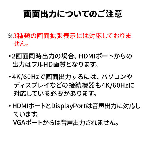 モニターアーム ドッキングステーション一体型 4K HDMI対応 10 in1