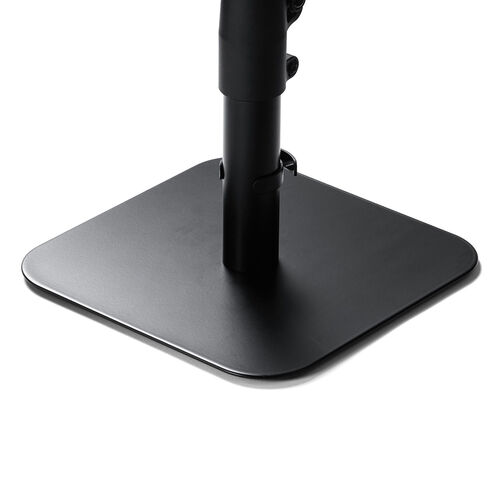 スピーカースタンド 卓上 金属製 高さ調整/角度調整対応 耐荷重10kg