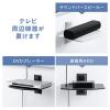 【アウトレット】壁掛けラック(壁設置用棚・AV棚・プレーヤー設置・スピーカー棚・ホワイト)