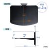 【アウトレット】壁掛けラック(壁設置用棚・AV棚・プレーヤー設置・スピーカー棚・ホワイト)