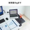 【アウトレット】机 天板拡張 後付 折りたたみ テーブル拡張 デスクエクステンダー クランプ固定 W65cm