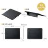 卓上傾斜台 ノートパソコンスタンド 折りたたみ式 薄型 2段階高さ調整 PUレザー