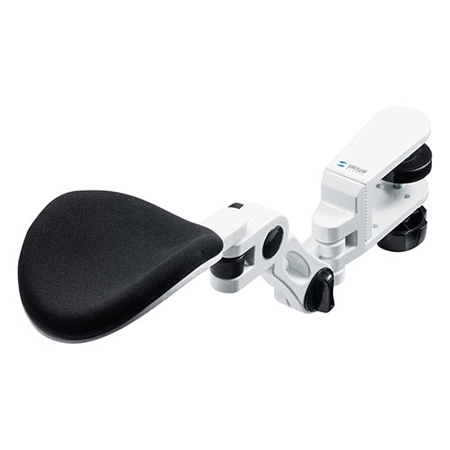 エルゴノミクスアームレスト(肘置き・クランプ式・ホワイト) YT