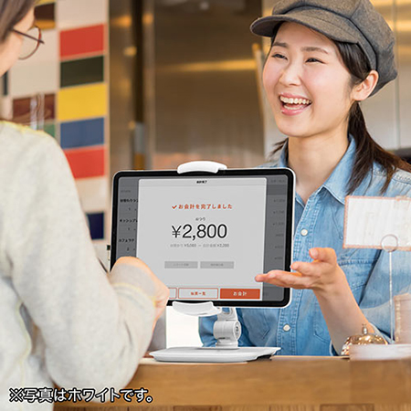 DS12.9FYN iPad Air スタンド 白 iPad Proスタンド｜おしゃれな什器の