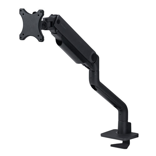 モニターアーム シングルアーム 薄型クランプ ガススプリング式 耐荷重