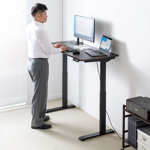 アウトレット】電動昇降デスク 上下昇降デスク 幅120cm 奥行き60cm 高