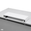 【アウトレット】電源タップ+USBポート付き机上ラック(W600×D200 ホワイト)