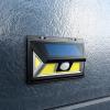 人感センサー付きLEDライト(ソーラー充電式・屋外用・壁設置・防水防塵・IP54・300ルーメン)