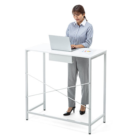 【未使用品】SKK スタンディングデスク 100 幅100cm 高さ100cm アウトレット】スタンディングデスク(高さ100cm・幅100cm・立ち