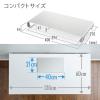 モニター台(アルミ・シンプル・幅40cm・机上台・モニタースタンド・薄型)
