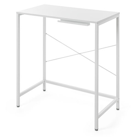 スタンディングデスク 高さ100cm 幅90cm ホワイト 100-DESKF009