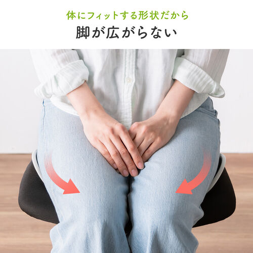 エルゴノミクスショップ/【在庫限り】姿勢補正サポートクッション ブラック