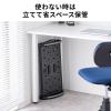 【アウトレット】2WAYフットレスト ワイドタイプ 足つぼ刺激ローラー付き デスク用 足置き台
