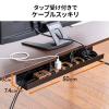 【アウトレット】ローデスク ローテーブル 高さ調整 5段階調整 幅100cm 奥行60cm タップ受け パソコンデスク パソコンテーブル ゲーミング ブラウン
