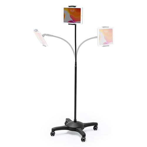 在庫限り】タブレットアームスタンド フレキシブルアーム キャスター