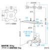 液晶モニタースタンド(2画面・17~24型対応・移動式)