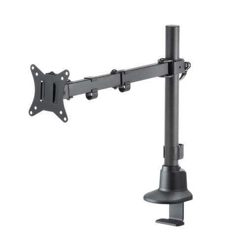 モニターアーム 薄型クランプ  耐荷重9kg 3関節アーム 32インチまで対応 ブラック