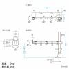 モニターアーム 薄型クランプ 耐荷重9kg 3関節アーム 32インチまで対応 ブラック