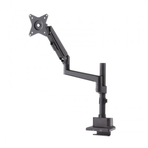 モニターアーム ガススプリング 薄型クランプ  耐荷重1から9kg  32インチまで対応 ブラック