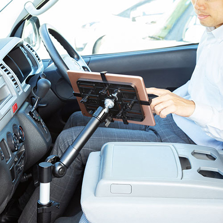 車載用タブレットスタンド(7～11インチ) CAR-SPHLD2 【エルゴノミクス