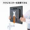 モニターアーム 上下2画面 デュアルモニター 薄型クランプ 支柱 耐荷重各9kg 32インチまで対応 ホワイト