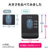 【アウトレット】ジェルリストレスト付きマウスパッド マウス用 手首 腱鞘炎防止 疲労軽減 ジェル ブラック