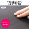 【アウトレット】ジェルリストレスト付きマウスパッド マウス用 手首 腱鞘炎防止 疲労軽減 ジェル ブラック