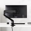 【アウトレット】モニターアーム 2～12kg対応まで 40インチ対応 メカニカルスプリング式 クランプ固定 ブラック