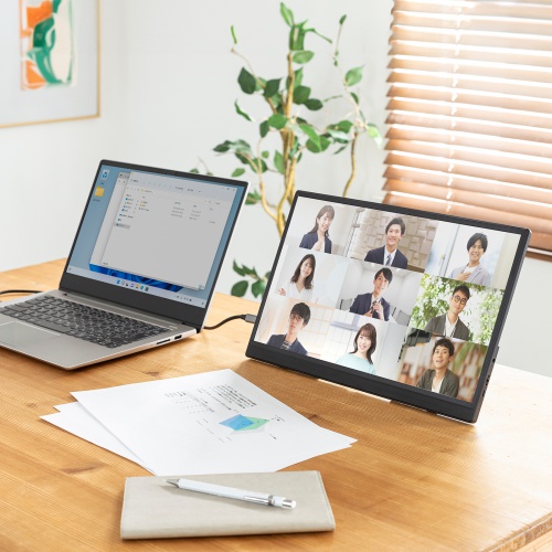 モバイルモニター 15.6インチ フルHD IPSパネル アンチグレア スタンド