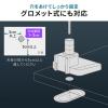 【アウトレット】モニターアーム デュアル 32インチ対応 クランプ ハンドル付 ガス圧 耐荷重9kg ブラック