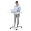 スタンディングデスク(ガス圧・昇降幅36cm・ホワイト・幅71.5cm・奥行き50cm・耐荷重15kg)