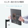 【アウトレット】モニターアーム 1画面 高さ調整 クランプ固定式 耐荷重10kg ホワイト