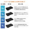 【セール】エアーリストレスト(空気注入・高さ調整・硬さ調整・マウス用・キーボード用・手首・腱鞘炎防止・疲労軽減・クッション・ポリエステル・滑り止め・幅15cm)