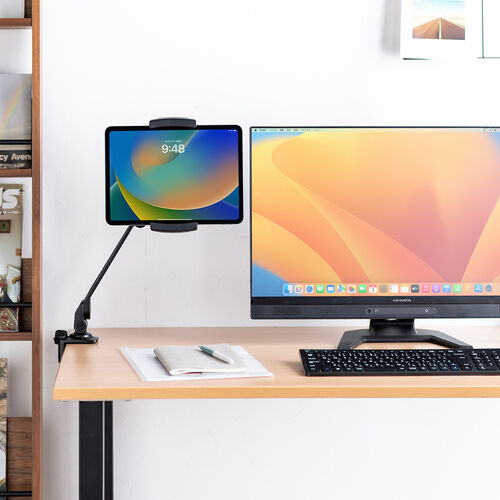 モバイルモニター アームスタンド クランプ固定式 360度回転 200